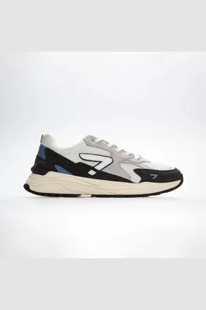 Hub Footwear grid s48 white navy m6702s48