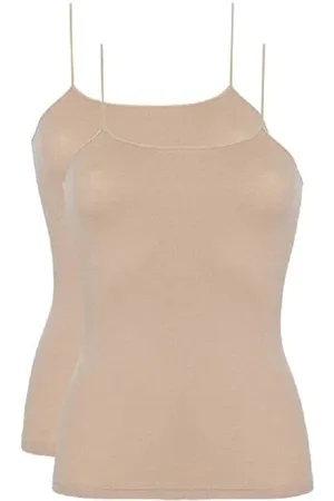 Ten Cate 30198- basic spaghetti shirt 2-pack tan