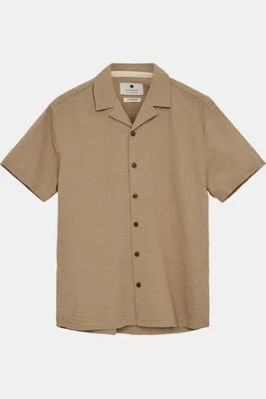 Anerkjendt Akleo s/s seersucker shirt 901453 incense