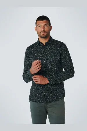 No Excess Heren overhemd 17450802 174 greenish black
