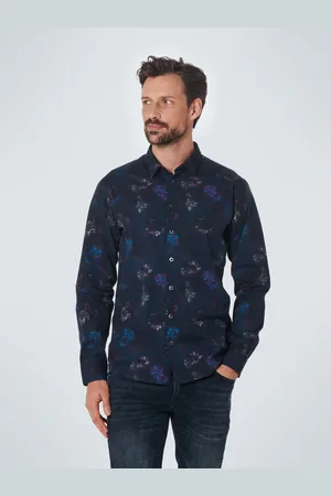No Excess Heren overhemd 18431133 179 carbon blue
