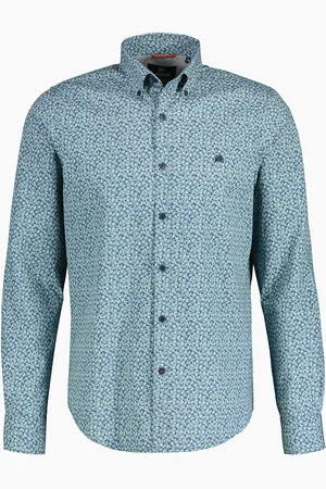 Lerros Heren overhemd 2291111 613 light frosted mint