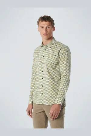 No Excess Heren overhemd 21450861 055 olive