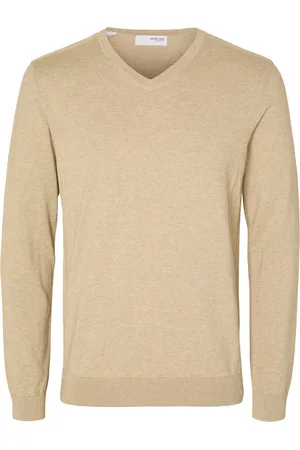 SELECTED Berg pullover v-neck kelp