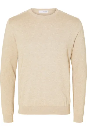 SELECTED Berg pullover crew neck kelp