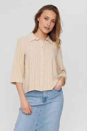 Numph Numph numayann shirt 7078 sesame melange