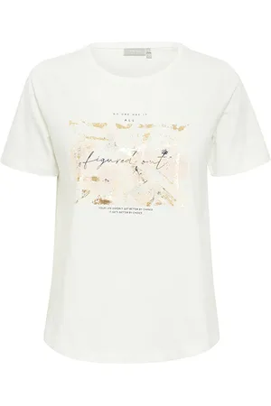 FRANSA T-shirt 20613930 blanc de blanc