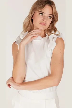Jansen Amsterdam Top merel s23 v309 10 off white