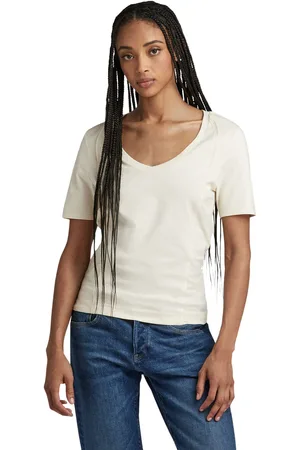 G-Star Moto slim u tee wmn ant. white