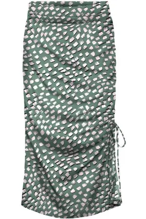 VERO MODA Vmolga slit calf skirt wvn ga dessin