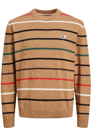 JACK & JONES Jormarco knit crew neck dessin