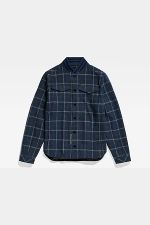 G-Star Bomber collar overshirt dessin