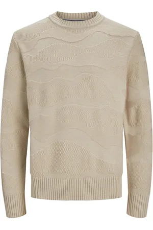 JACK & JONES Jprblujosh knit crew neck zand
