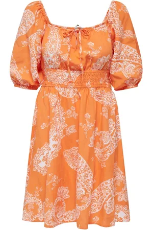 ONLY Onlbella linen 24 dress ptm dessin