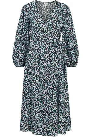 Object Objleonora ls wrap midi dress noos dessin