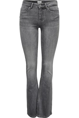 ONLY Onlblush life mid flared tai0918 grey denim