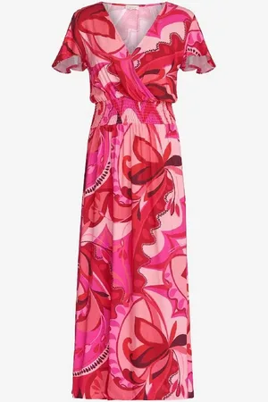 Maicazz Jeisha jurk su24.40.021 flowers pink