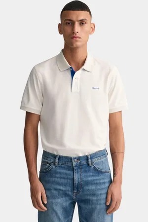 GANT Polo korte mouw contrast pique ss rugger 2062026/113