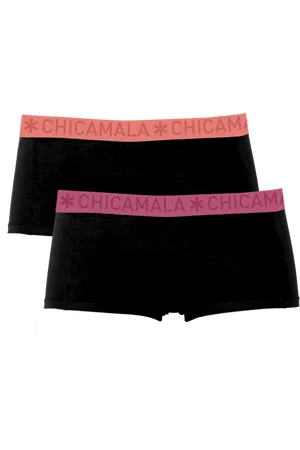 Muchachomalo Meisjes 2-pack boxershorts effen
