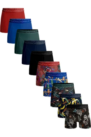 Muchachomalo Heren 10-pack boxershorts print/effen