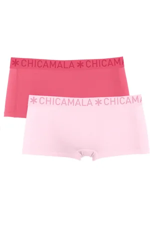 Muchachomalo Meisjes 2-pack boxershorts effen