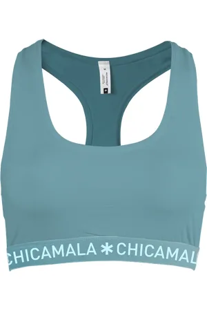 Muchachomalo Meisjes racerback effen mermaid