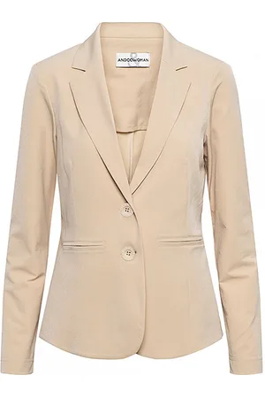 &Co Woman &co woen blazer phileine travel light sand