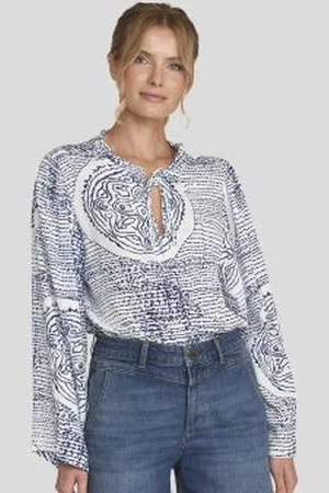 Maicazz Top japan blue circle