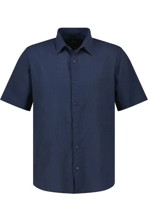 Lerros Heren overhemd 24520331 485 classic navy