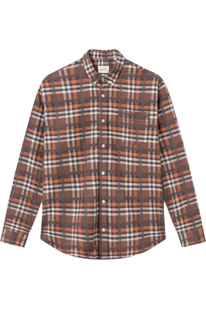 Foret Island shirt brown check