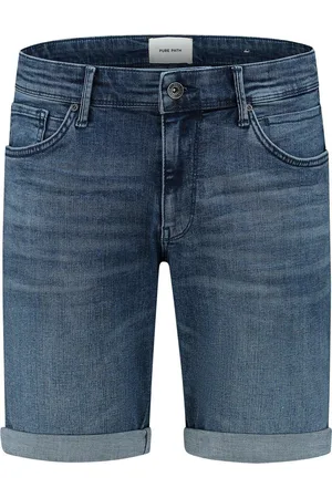 Pure Path The steve skinny denim short