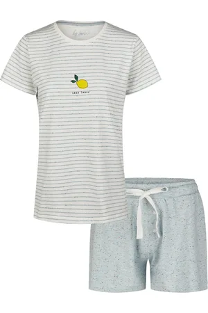 by Louise Dames korte pyjama set shortama gestreept
