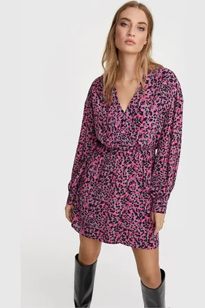 Alix the label 2309381472 ladies woven dots wrap dress