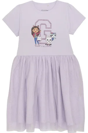 Minymo Meisjes jurk orchid