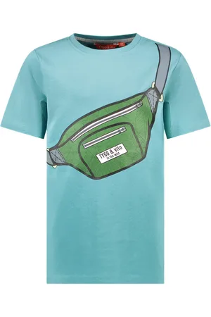 TYGO & vito Jongens t-shirt toby aqua