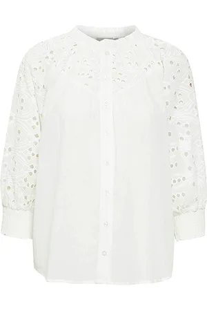 FRANSA Blouse 20613992 blanc de blanc