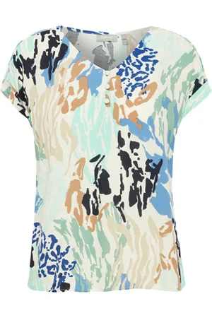 FRANSA Blouse 20613663 brook green aop