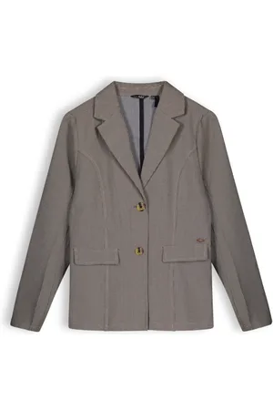 NoBell Meisjes blazer pied de poule bella animal