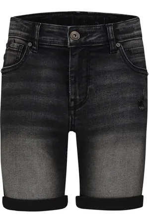 Ballin Jeans short jaxx skinny fit denim donker