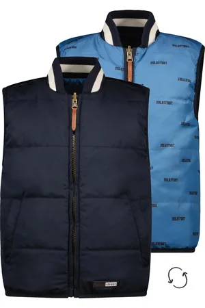 Moodstreet Jongens reversibel bodywarmer marine