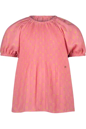 NoNo Meisjes blouse plissee tila blossom
