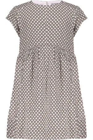 Frankie & Friends Meisjes jurk bonobo print beach blush/cool bruin/