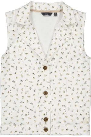 LEVV Meisjes gilet dora aop off bloemen