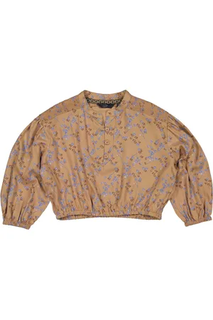 LEVV Meisjes blouse gest aop bloemen