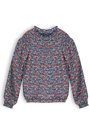 NoNo Meisjes blouse floral tanily ensign