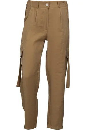 KIEstone Meisjes broek lola camel