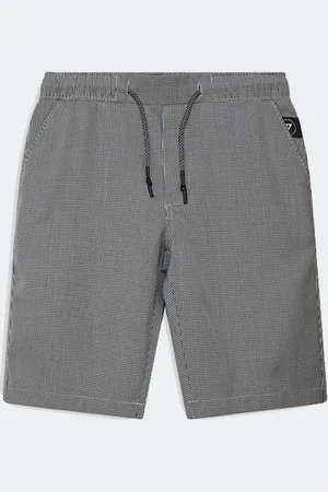 Bellaire Jongens short pied de poule ebony