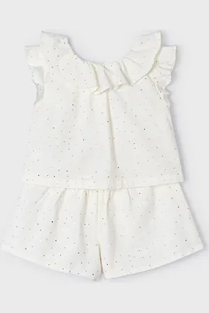 Mayoral Meisjes shorts set natural