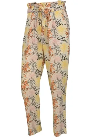 KIEstone Meisjes broek tropical bloemen