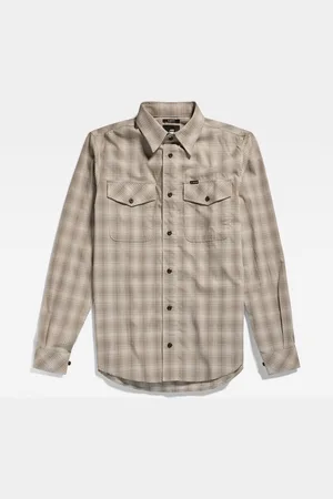 G-Star Marine slim shirt ls zand dessin